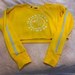 Gymshark long sleeve cropped sweatshirt